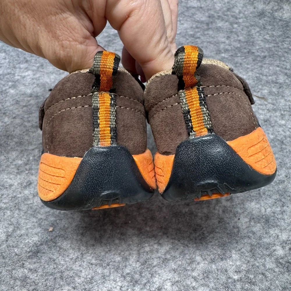 Merrell Jungle Moc Sport Casual Shoes Toddler Size 5C Brown Suede Hook & Loop